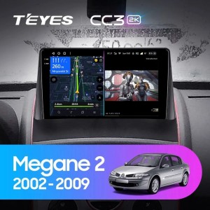 Штатная магнитола Teyes CC3 (2K) для Renault Megane 2 (2002-2009)