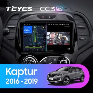 Штатная магнитола Teyes CC3 (2K) для Renault Kaptur (2016-2019)