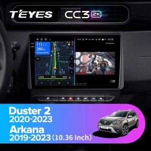 Штатная магнитола Teyes CC3 (2K)  для Renault Duster 2 (2020+)