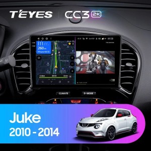 Штатная магнитола Teyes CC3 (2K) для  Nissan Juke YF15 (2010-2014)