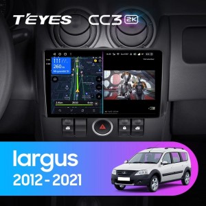 Штатная магнитола Teyes CC3 (2K) для Lada Largus (2012-2020)