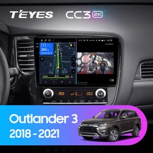 Штатная магнитола Teyes CC3 (2K) для Mitsubishi  Outlander 3 (2018-2021)