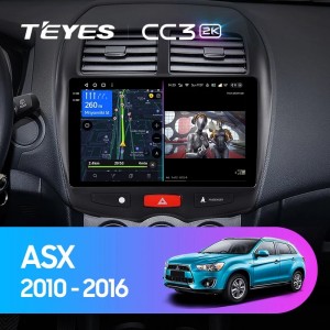 Штатная магнитола Teyes CC3 (2K) для Mitsubishi ASX (2010-2016)