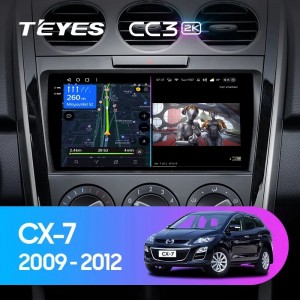Штатная магнитола Teyes CC3 (2K) для Mazda CX 7 (2009-2012)