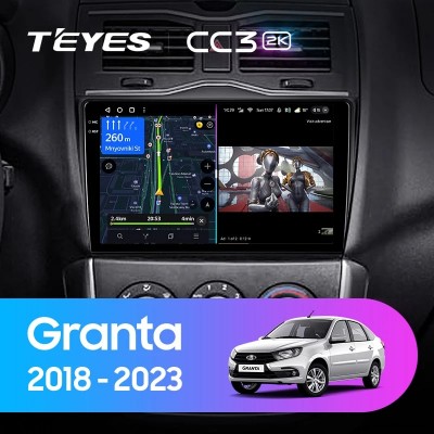 Штатная магнитола Teyes CC3 (2K) для Lada Granta (2018+)