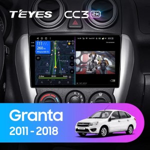 Штатная магнитола Teyes CC3 (2K) для Lada Granta (2011-2018)