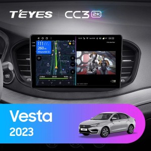 Штатная магнитола Teyes CC3 (2K) для Lada Vesta NG (2023+)