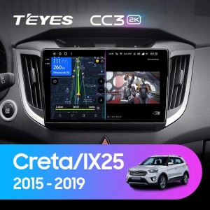 Штатная магнитола Teyes CC3 (2K)  для Hyundai Creta IX25 (2015-2019)