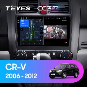 Штатная магнитола Teyes CC3 (2K) для Honda CR-V (2006-2012)