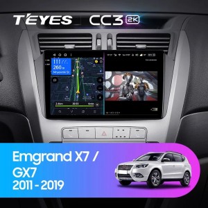 Штатная магнитола Teyes CC3 (2K)  для Geely Emgrand X7 (2011-2019)