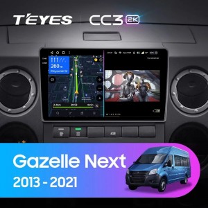 Штатная магнитола Teyes CC3 (2K) для GAZ Gazelle Next (2013-2021)