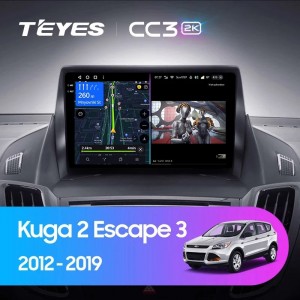 Штатная магнитола Teyes CC3 (2K)  для Ford Kuga 2 (2012-2019)