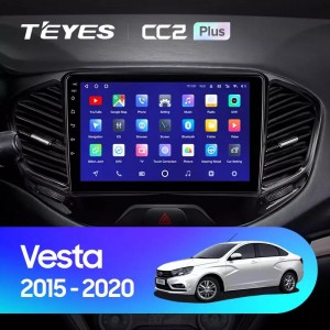 Штатная магнитола Teyes CC2 L PLUS для Lada Vesta (2015-2019)